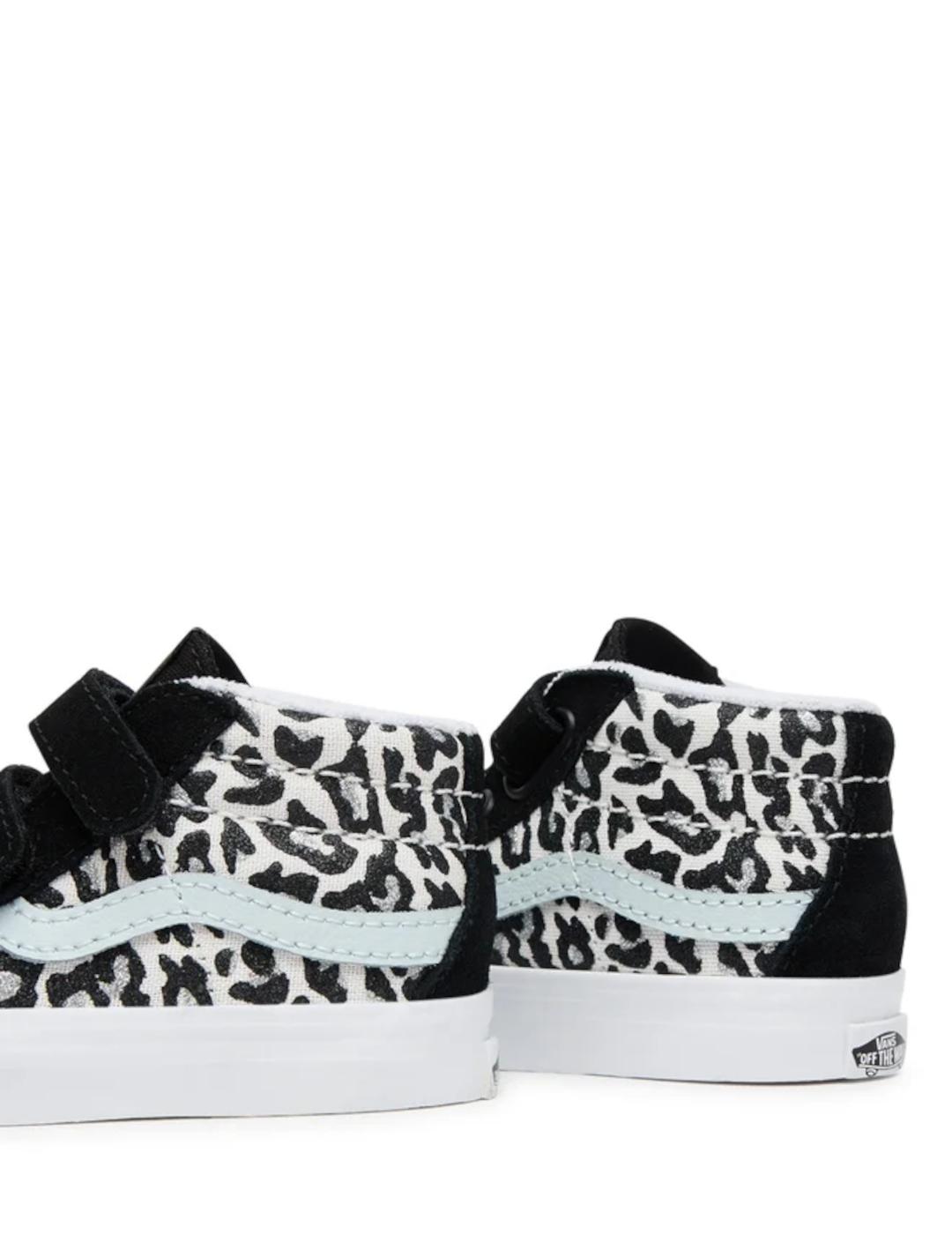 VANS SK8 REISSUE LEOPARD PASTEL BLUE