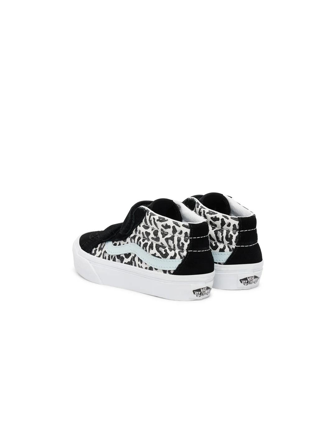 VANS SK8 REISSUE LEOPARD PASTEL BLUE