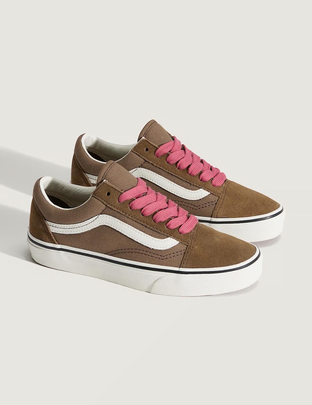 VANS OLD SKOOL POP BROWN PINK