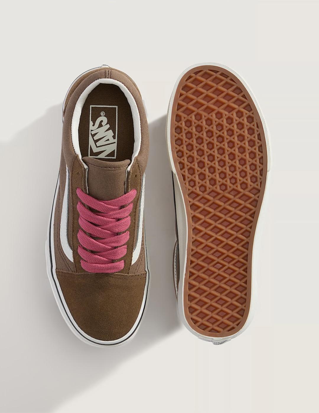 VANS OLD SKOOL POP BROWN PINK