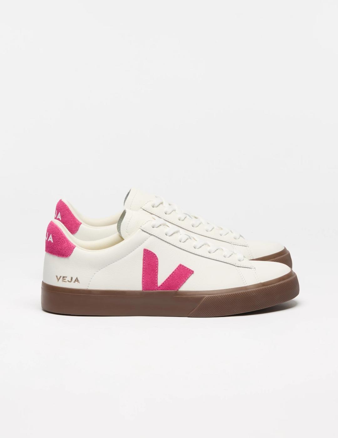 VEJA ZAPATILLA CAMPO WHITE PINK BARK