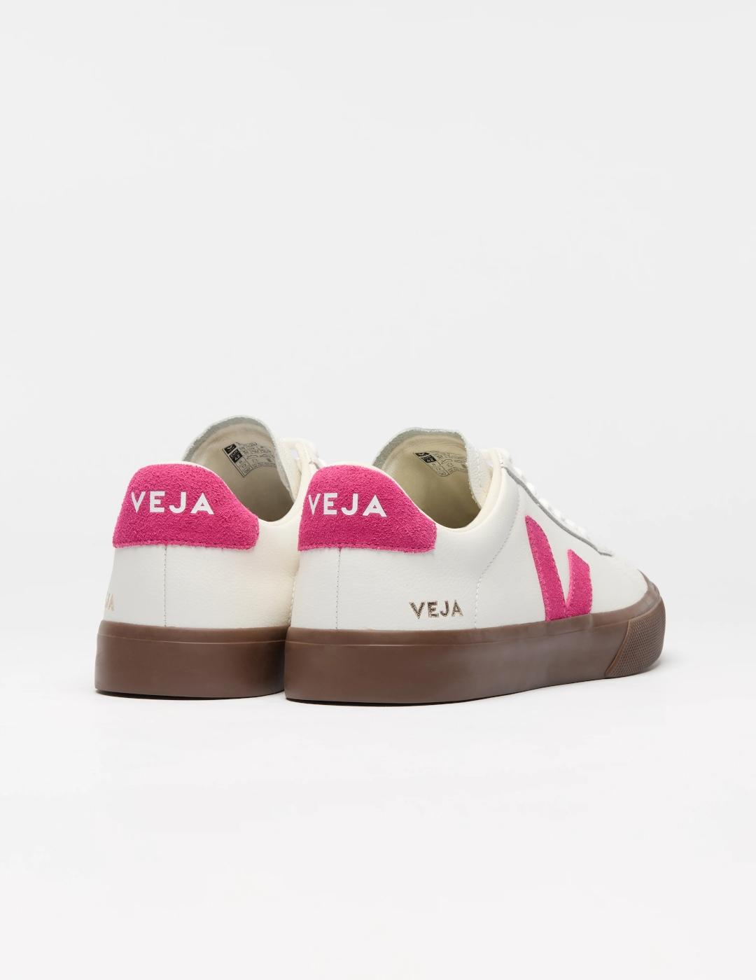 VEJA ZAPATILLA CAMPO WHITE PINK BARK