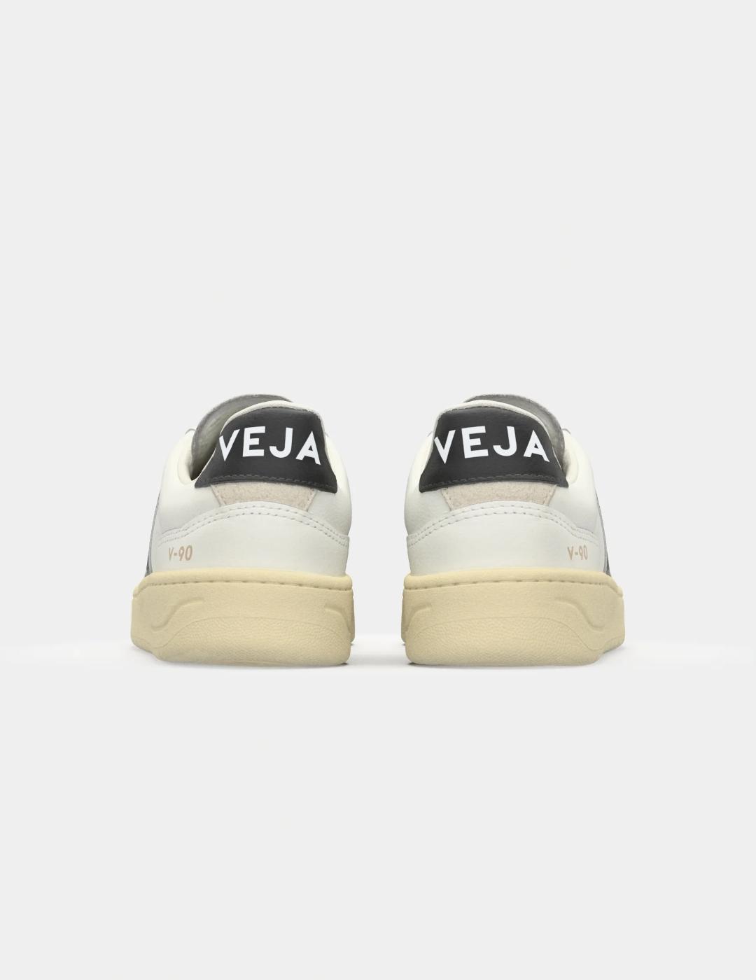 VEJA ZAPATILLA V-90 WHITE SILVER BLACK