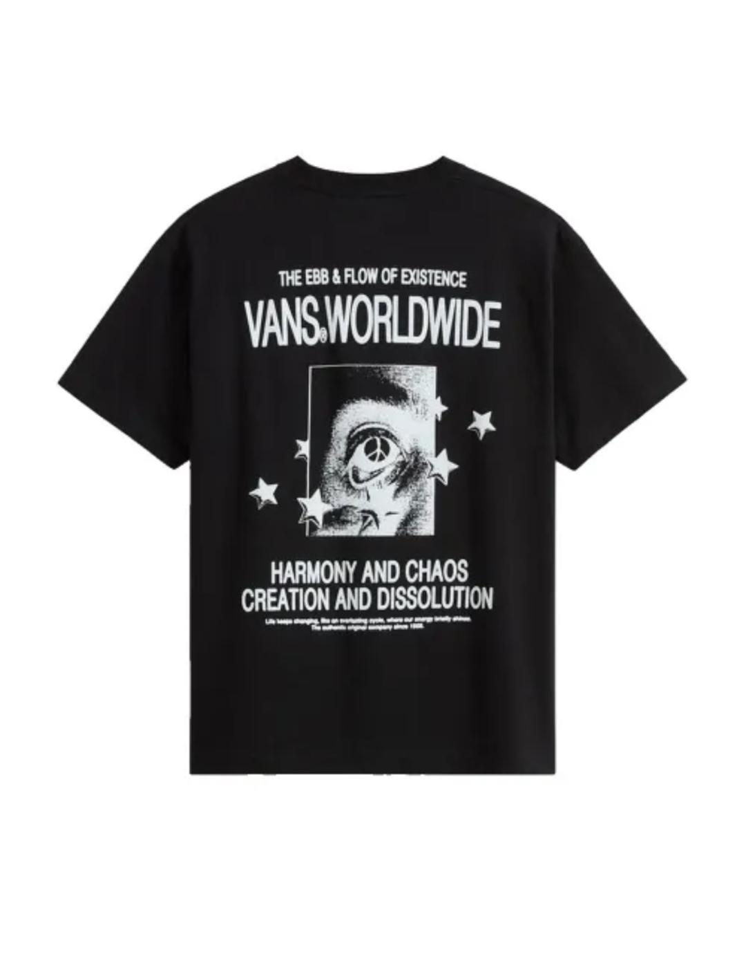 VANS CAMISETA NEGRA CHAOS
