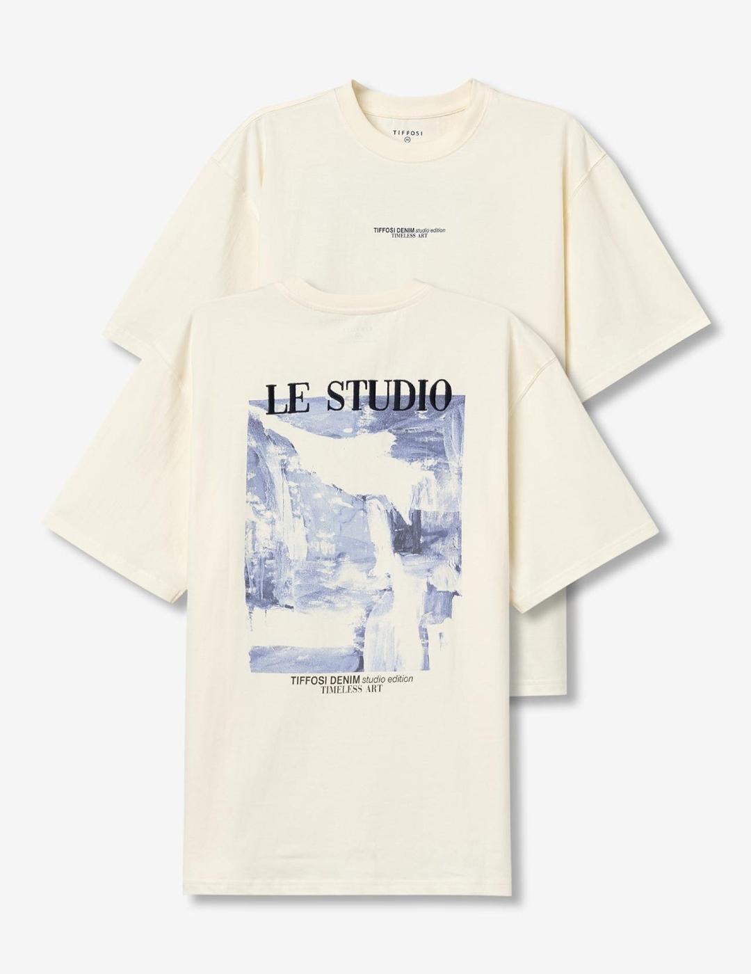 TIFFOSI CAMISETA ALPHA BEIGE