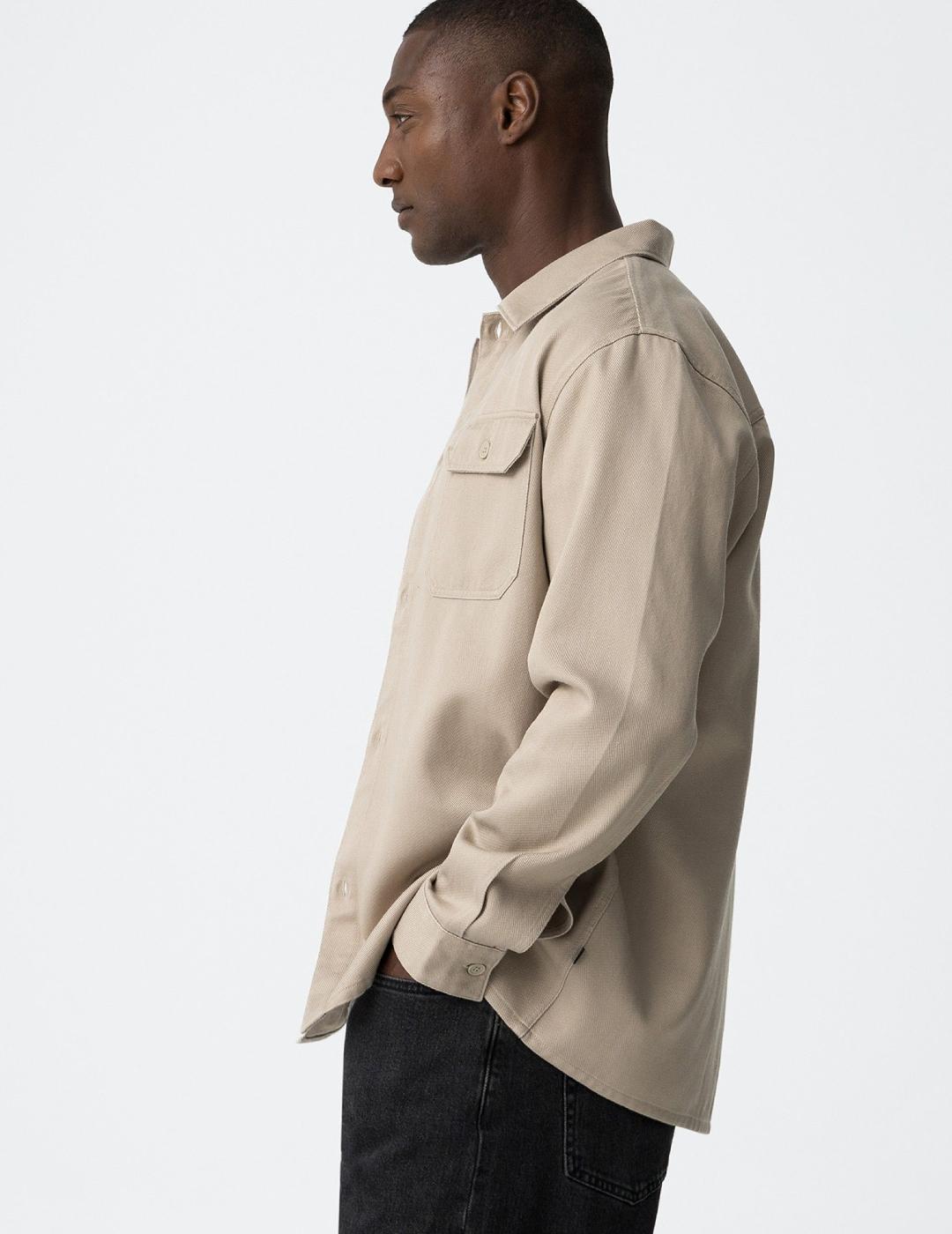 TIFFOSI CAMISA BEIGE DELANO