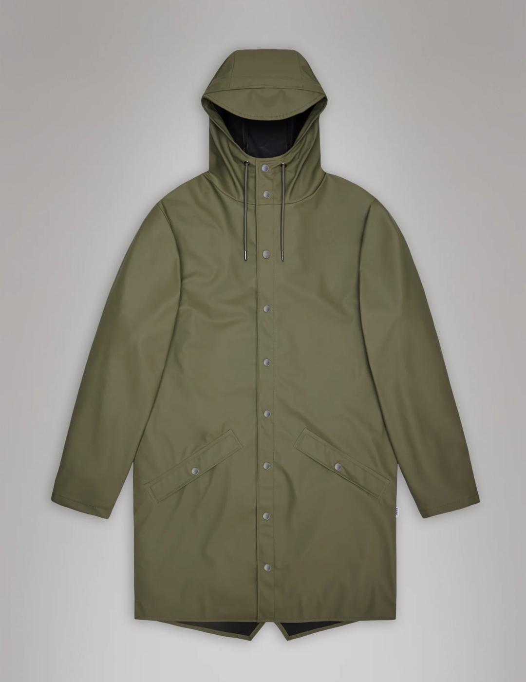 RAINS LONG JACKET MARSH