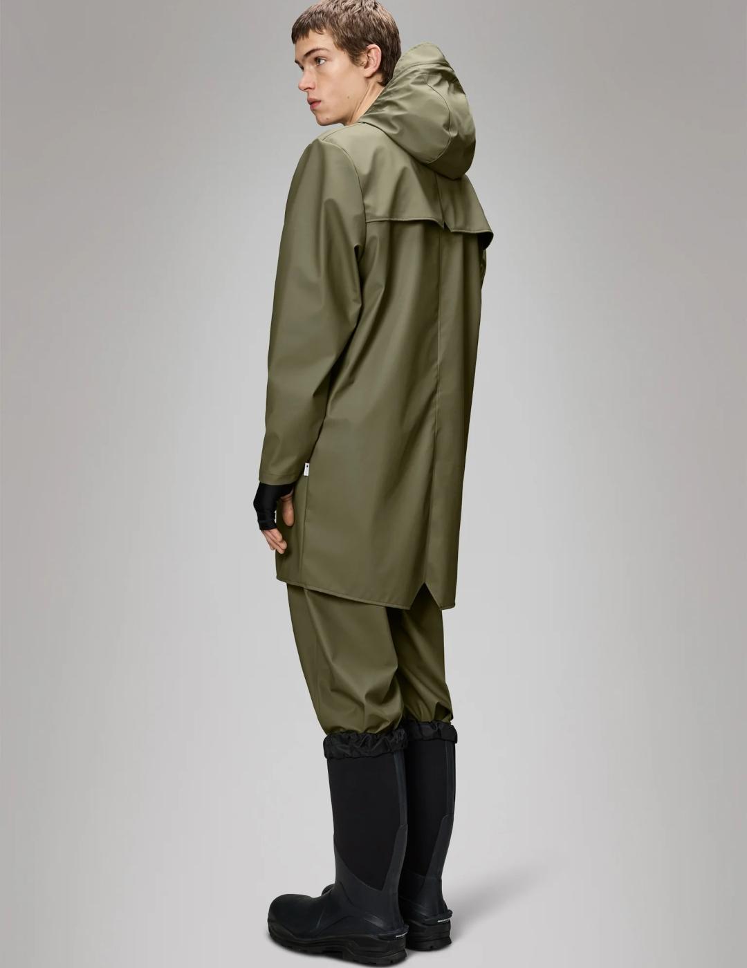 RAINS LONG JACKET MARSH