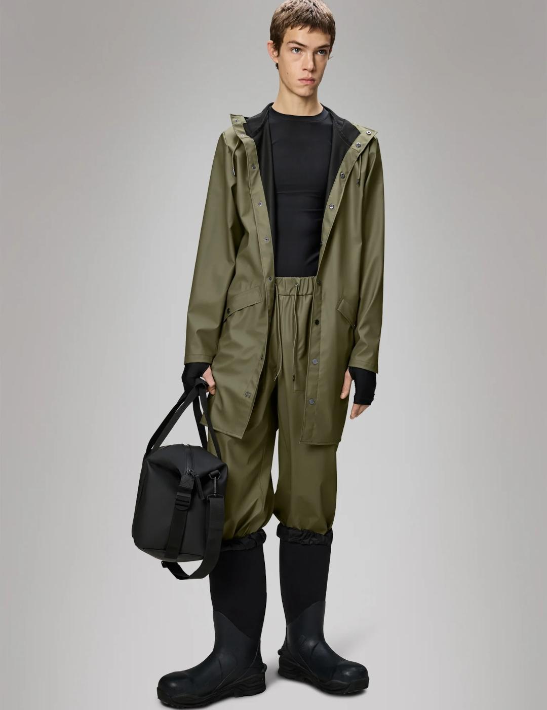 RAINS LONG JACKET MARSH