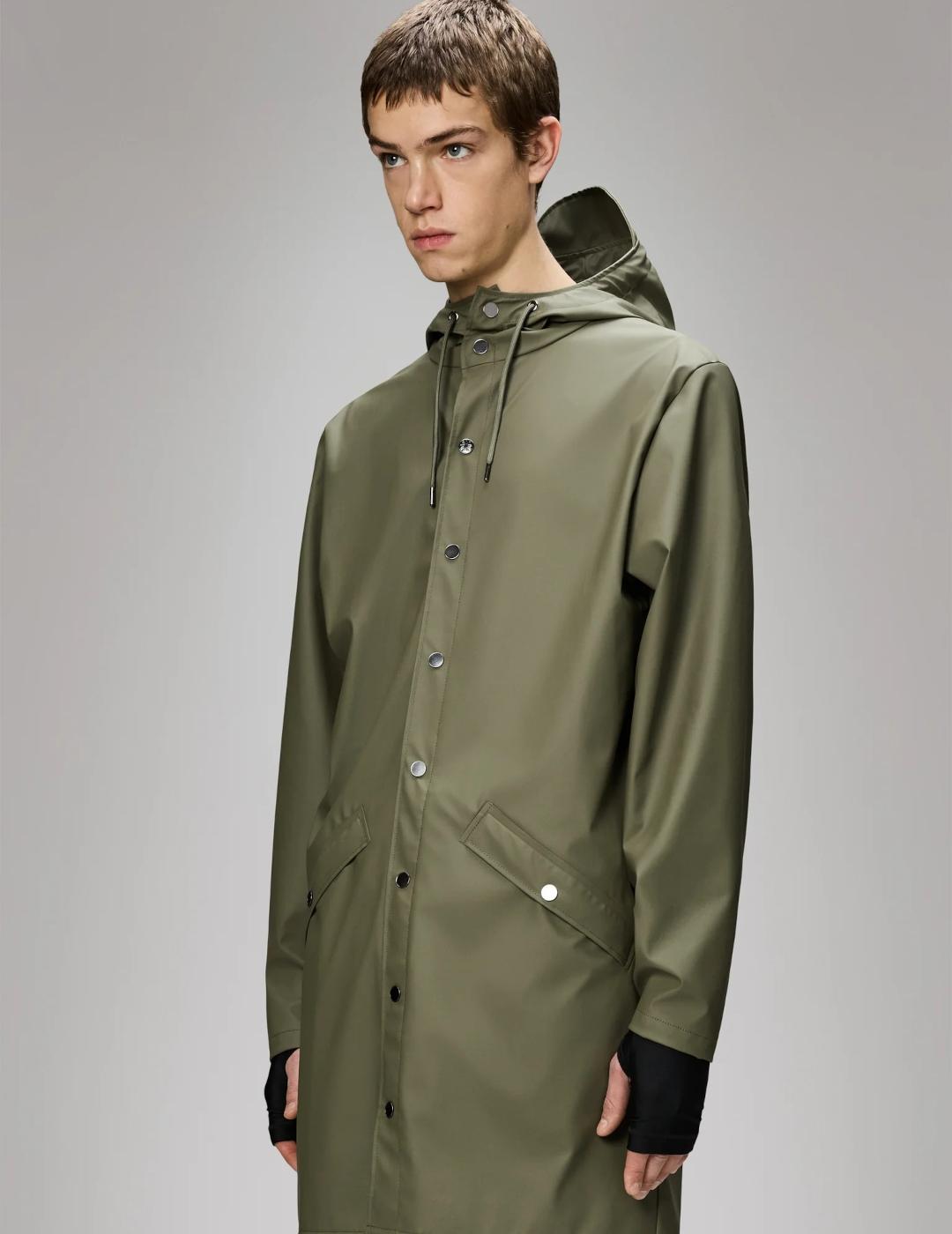 RAINS LONG JACKET MARSH
