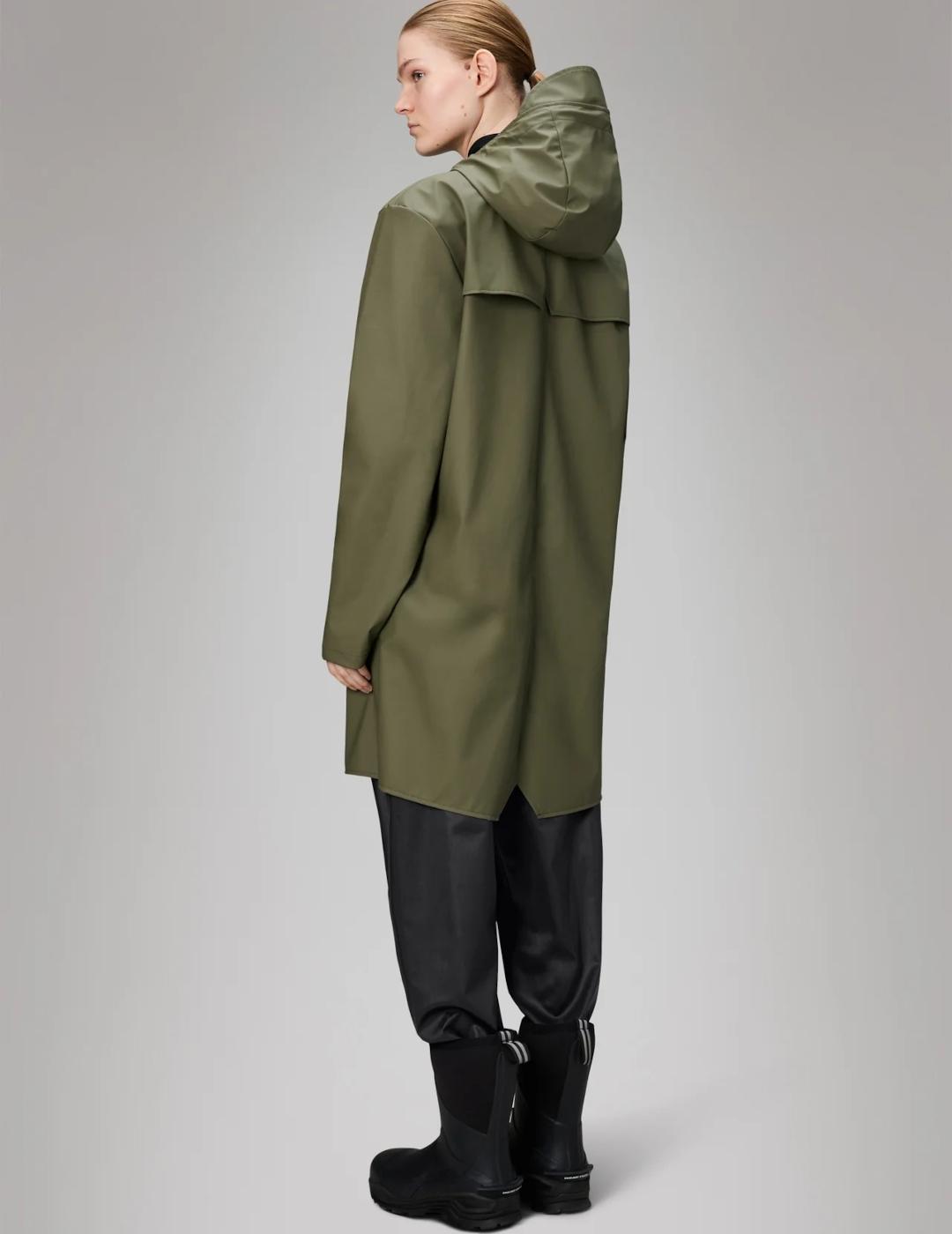 RAINS LONG JACKET MARSH