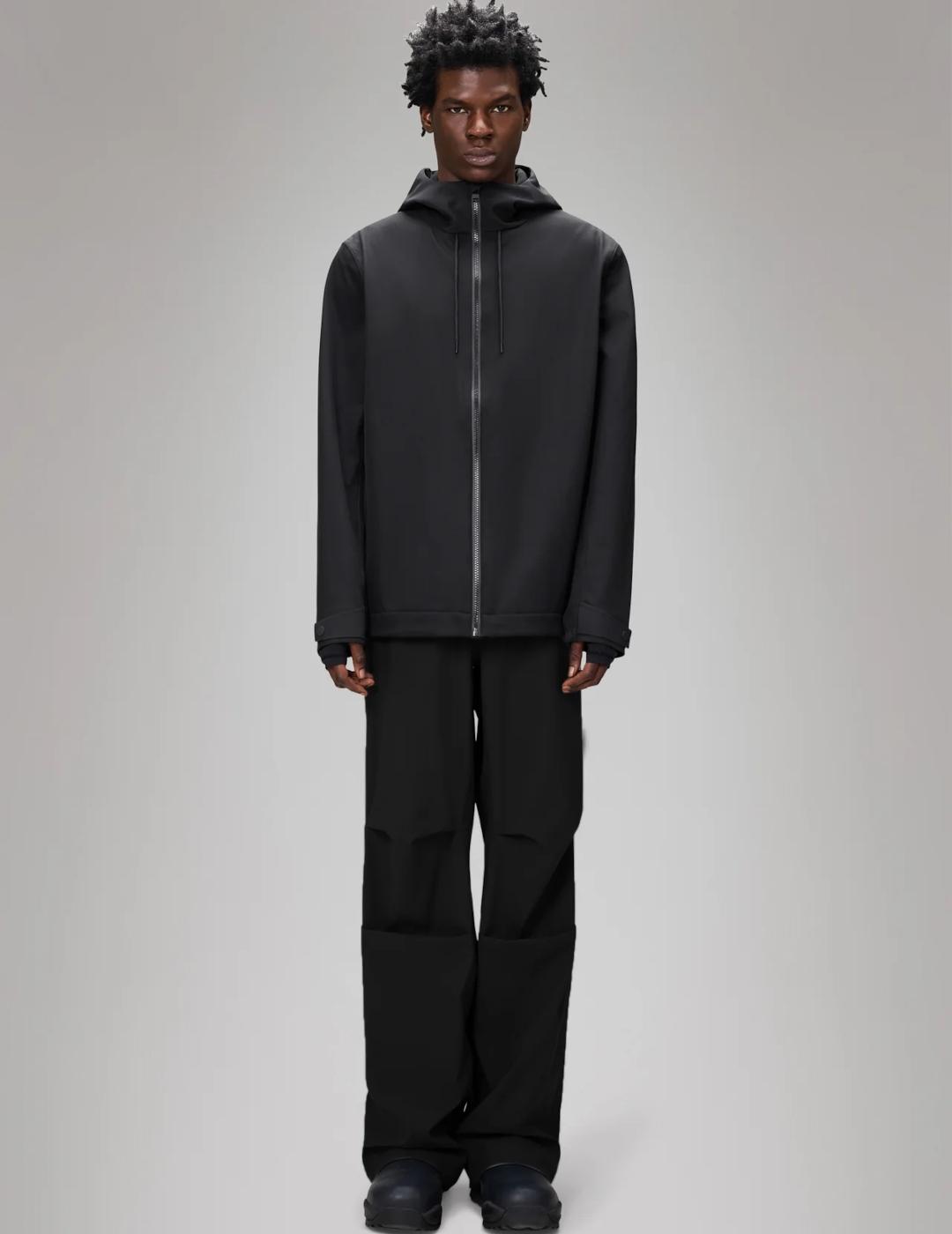 RAINS JACKET SUVA SOFTSHELL NEGRA