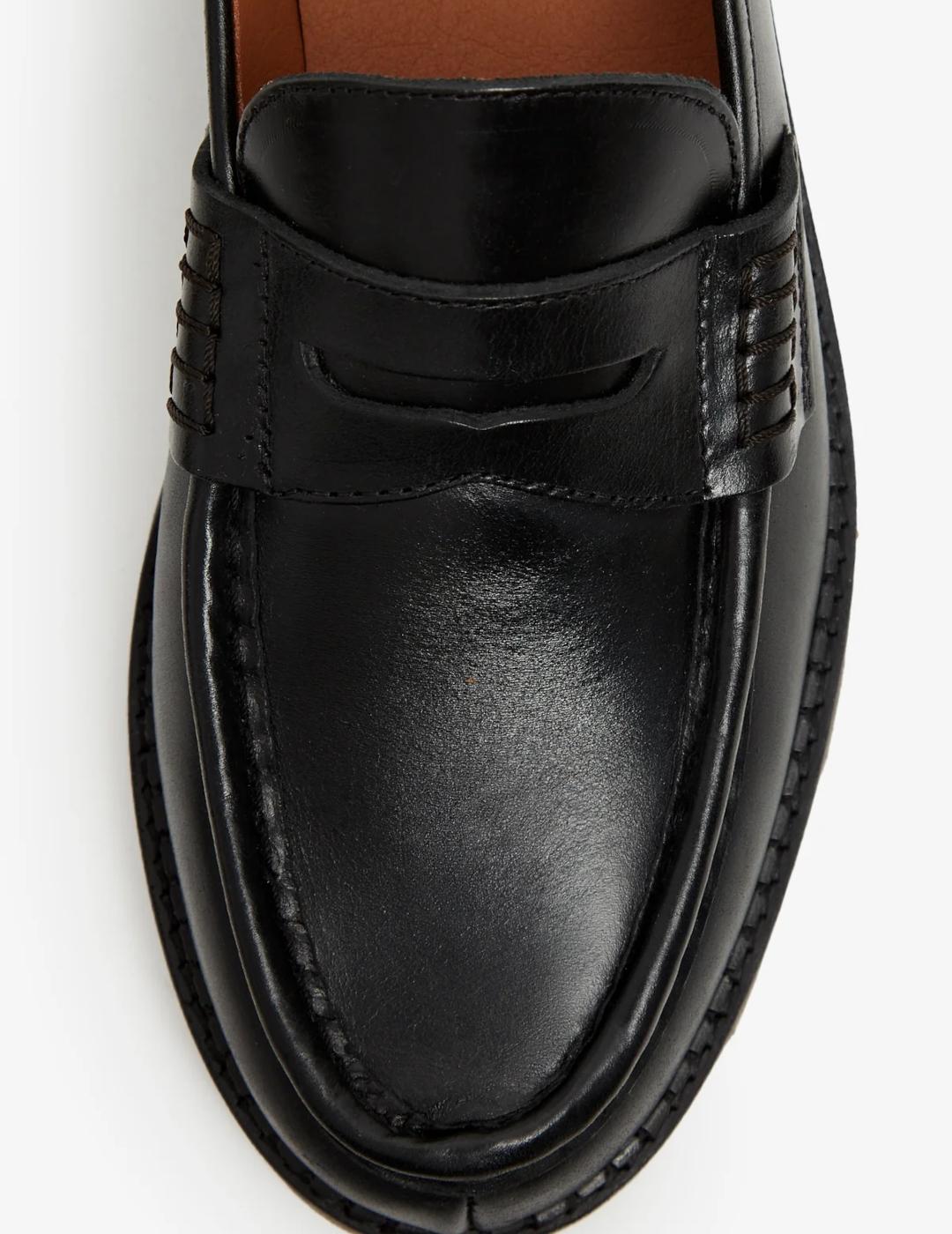 POMPEII ZAPATOS MODENA LEATHER BLACK