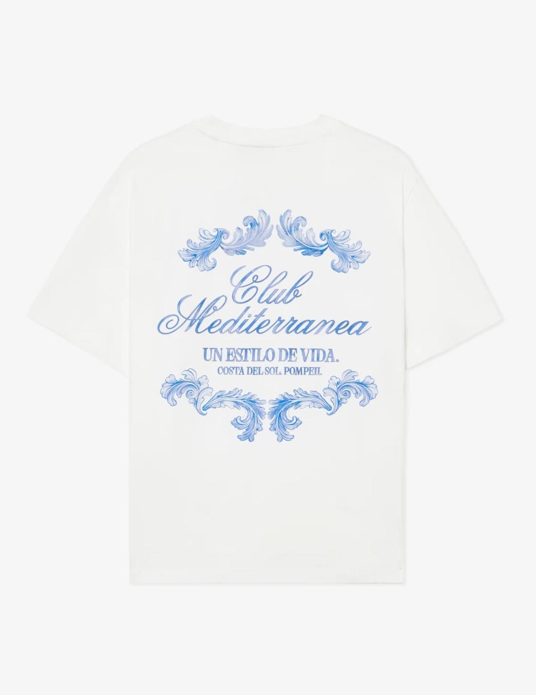POMPEII CAMISETA BLANCA CLUB MEDITERRANEA