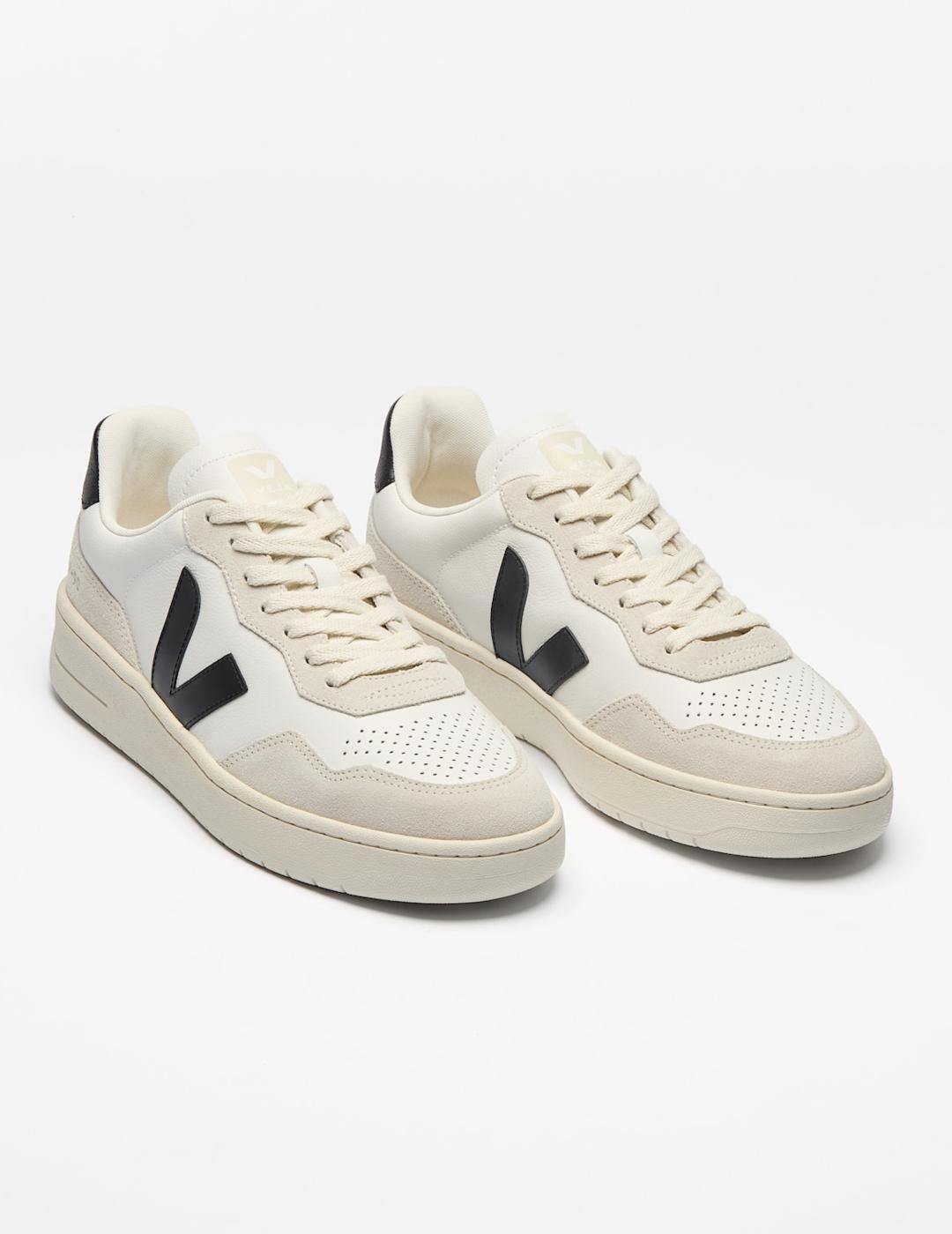 VEJA ZAPATILLA V 90 WHITE BLACK