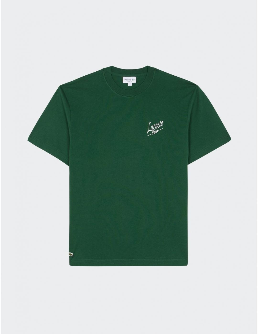 LACOSTE CAMISETA VERDE PARIS
