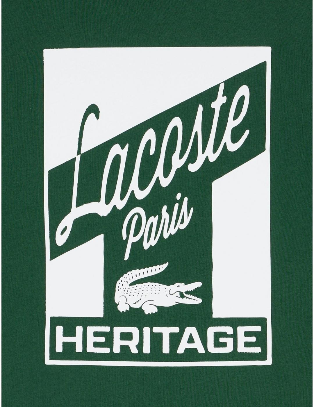 LACOSTE CAMISETA VERDE PARIS