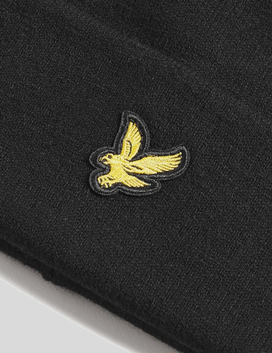 LYLE&SCOTT GORRO LANA NEGRO