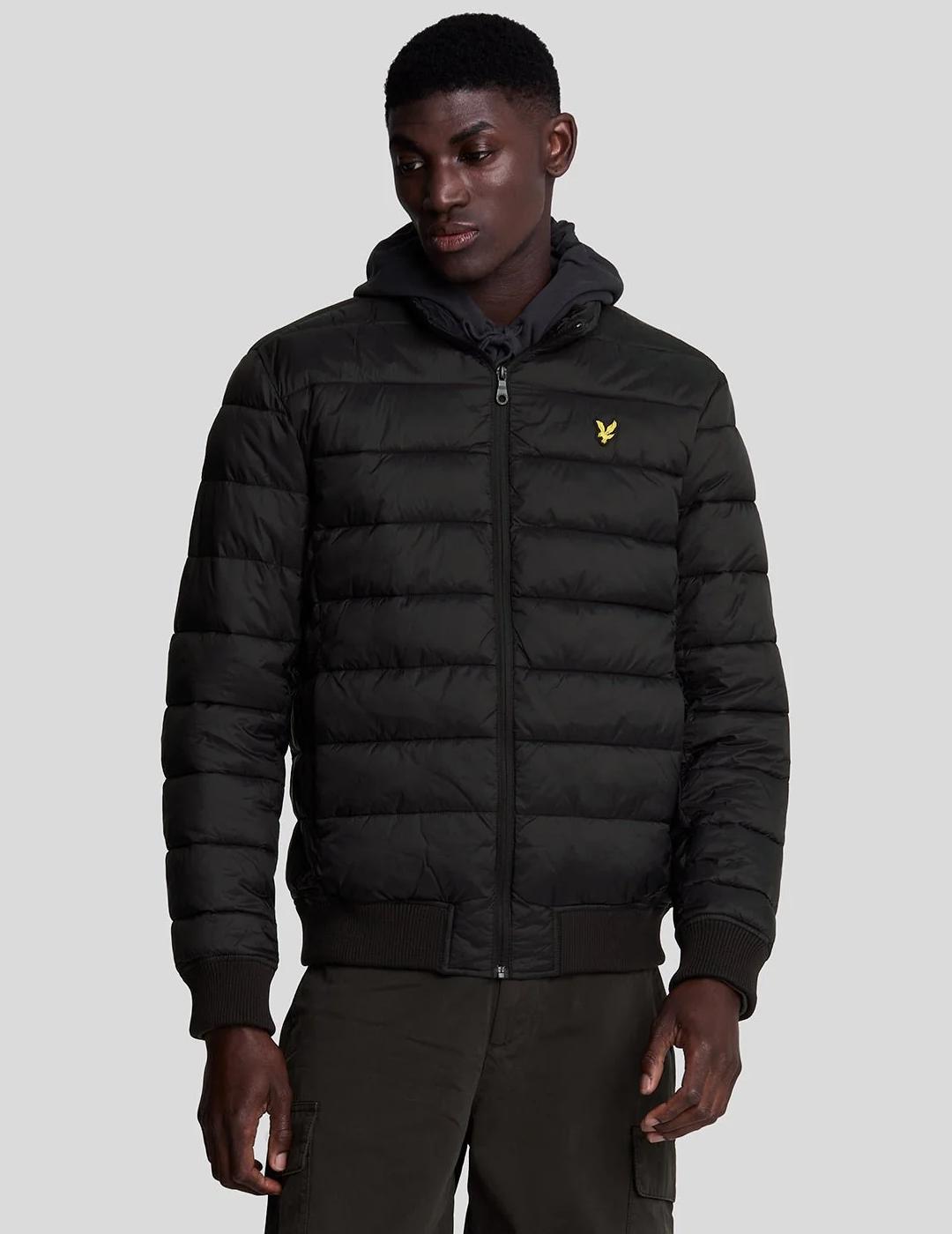 LYLE&SCOTT CAZADORA NEGRO PLUMAS