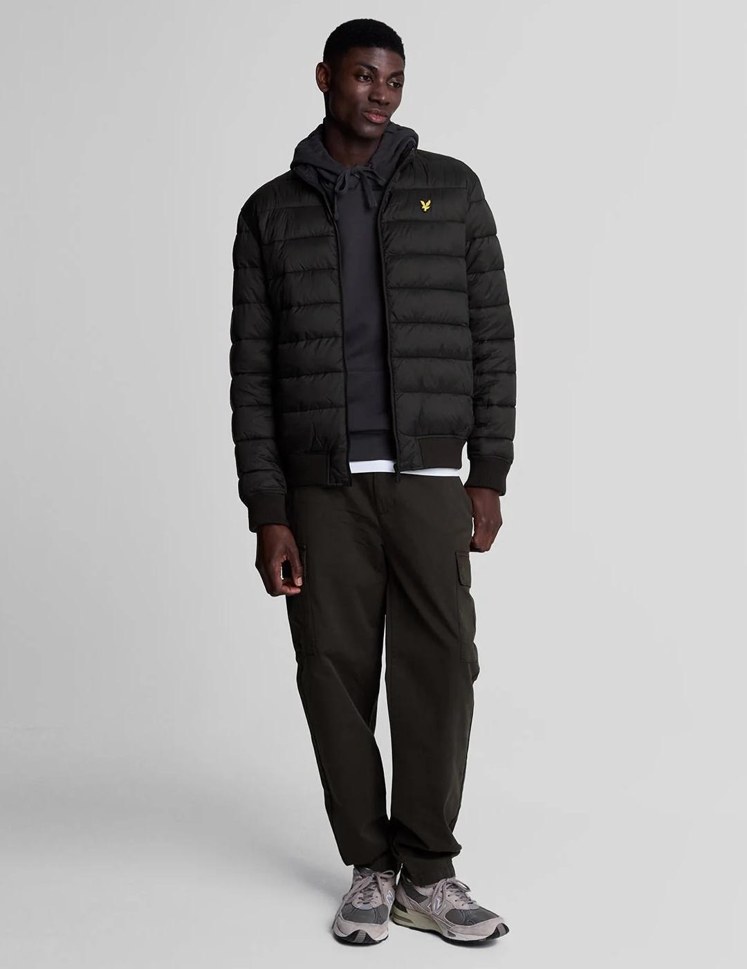 LYLE&SCOTT CAZADORA NEGRO PLUMAS