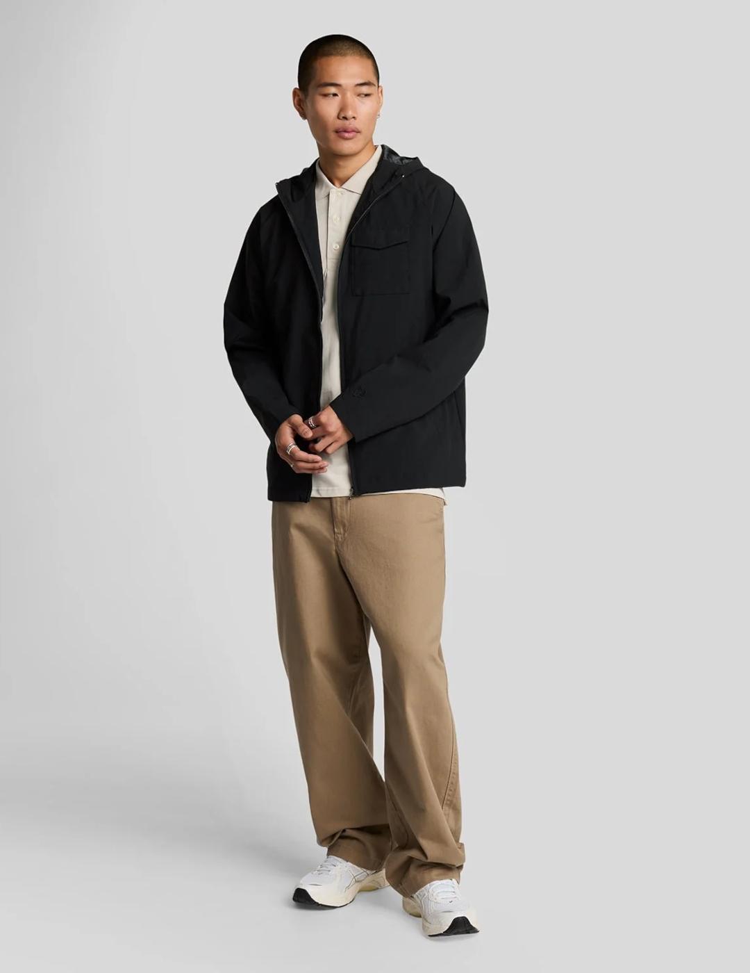 LYLE&SCOTT CAZADORA NEGRA SHELL