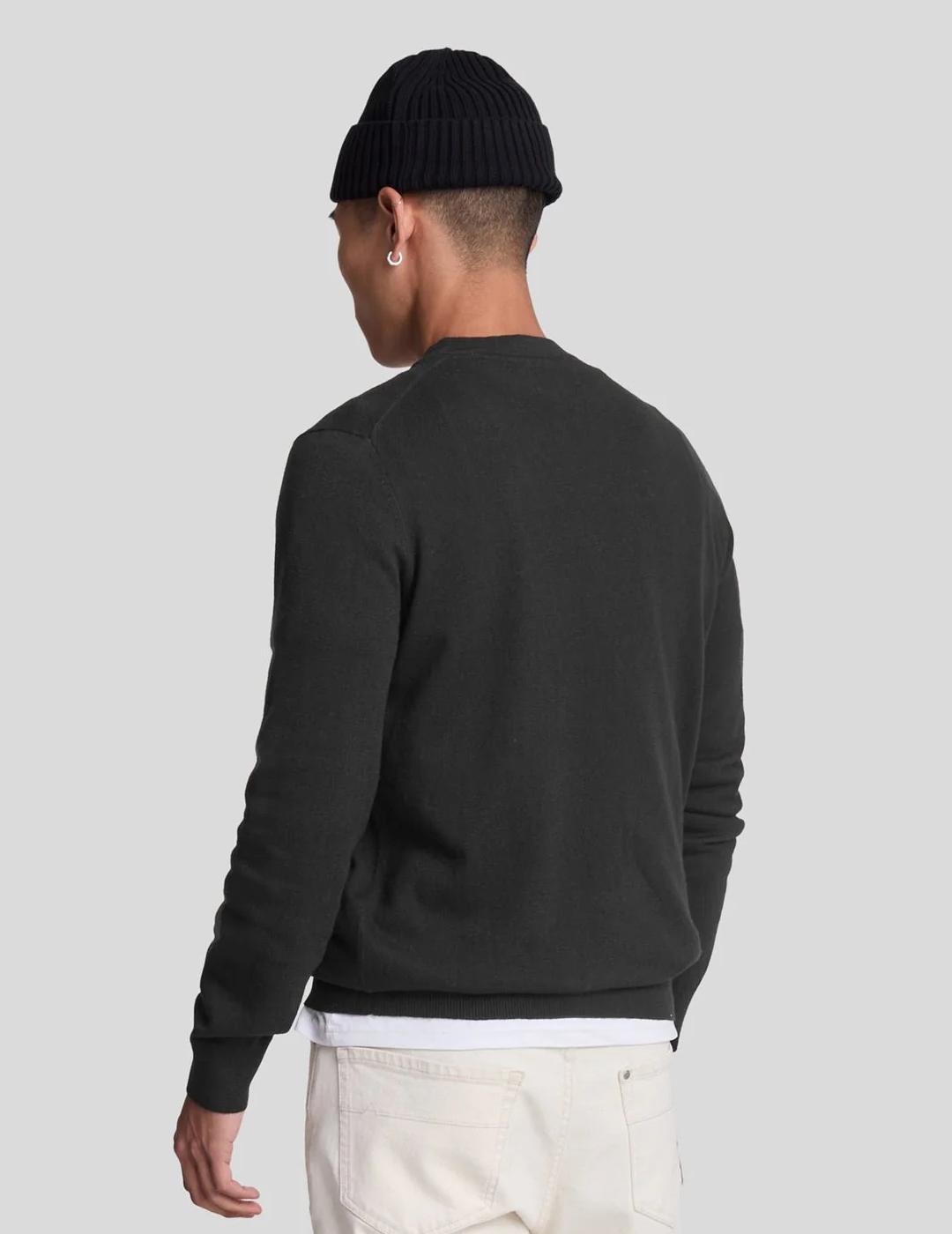 LYLE&SCOTT JERSEY NEGRO JUMPER