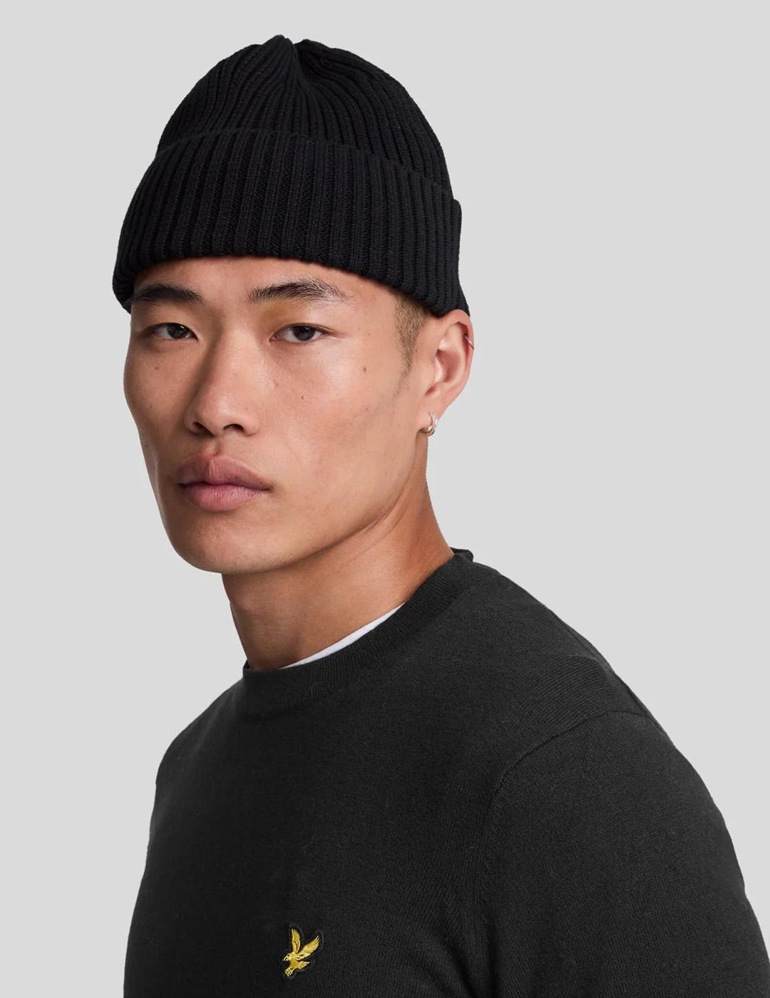 LYLE&SCOTT JERSEY NEGRO JUMPER