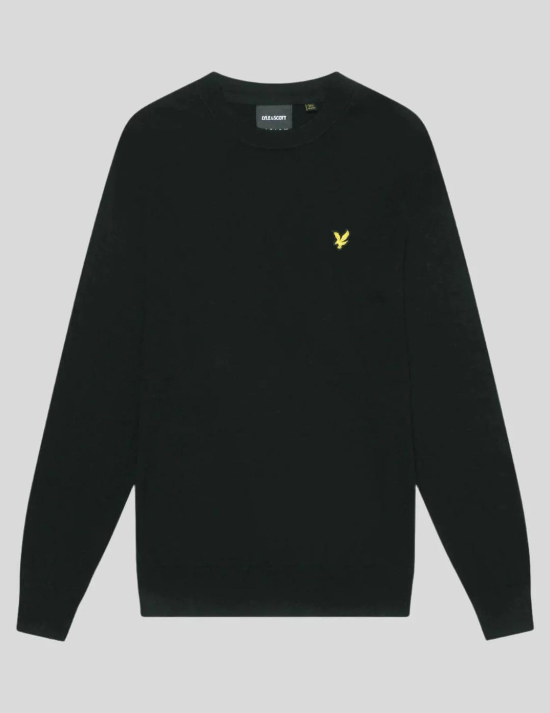 LYLE&SCOTT JERSEY NEGRO JUMPER