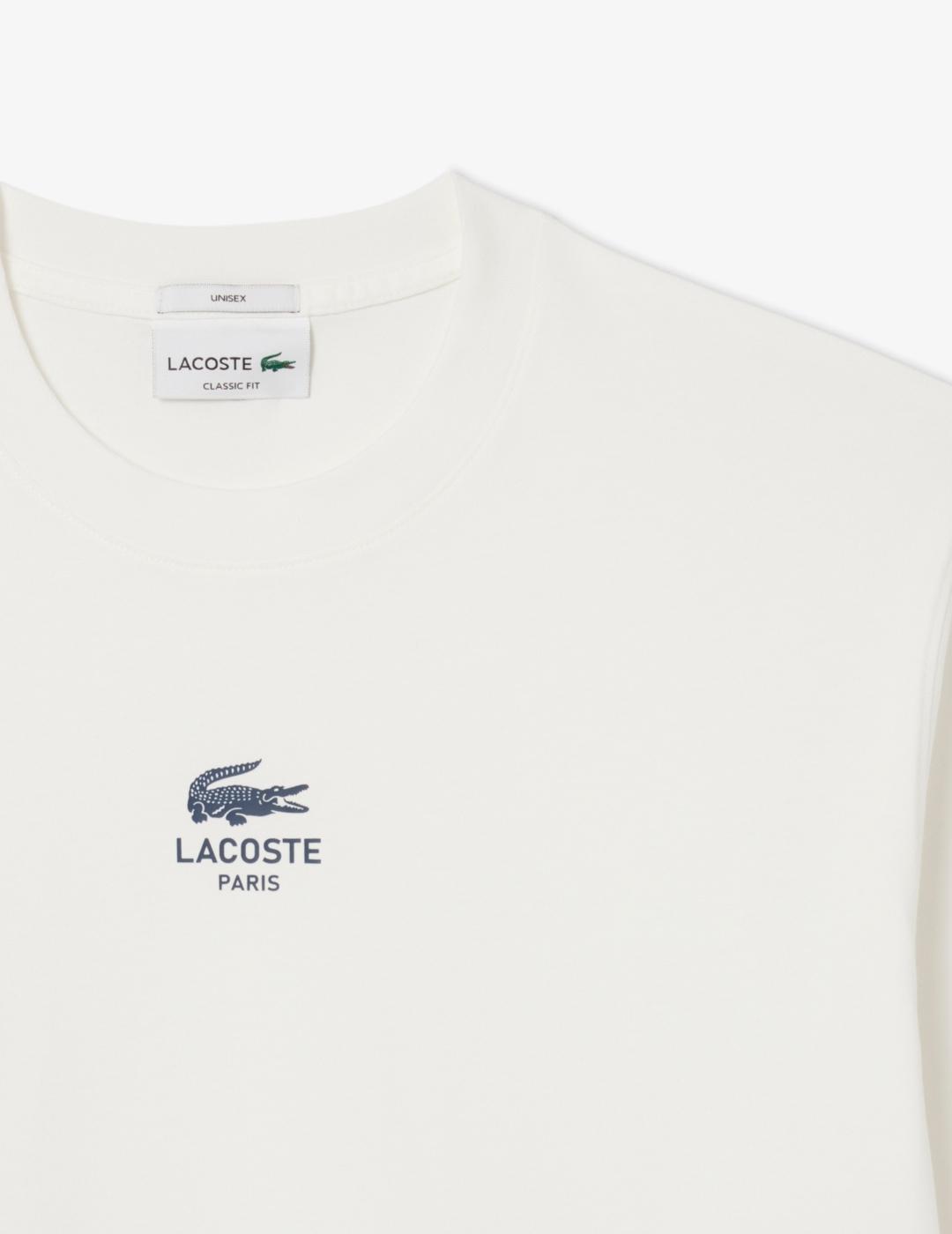 LACOSTE CAMISETA M/L BLANCA