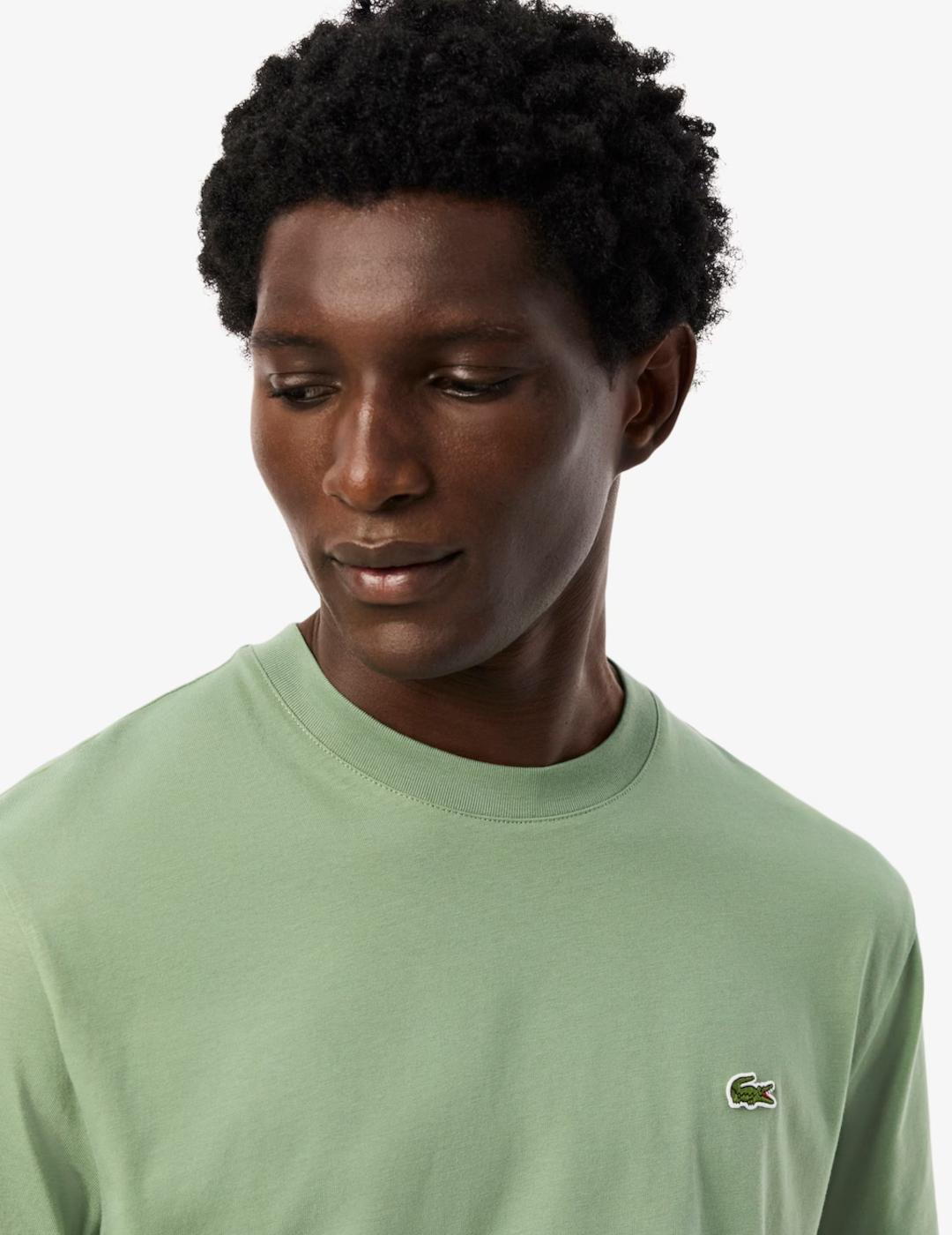 LACOSTE CAMISETA VERDE AGUA CLASSIC FIT