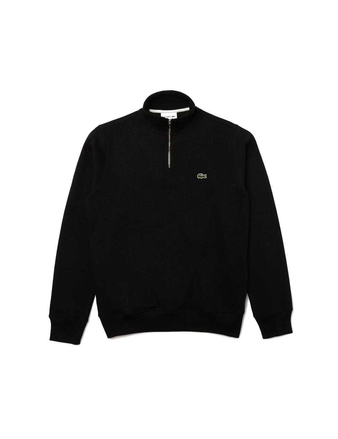 LACOSTE SUDADERA ZIP PUNTO NEGRO