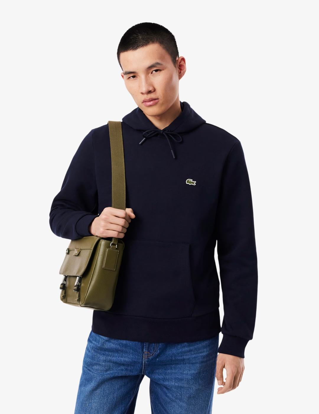 LACOSTE SUDADERA CAPUCHA MARINO