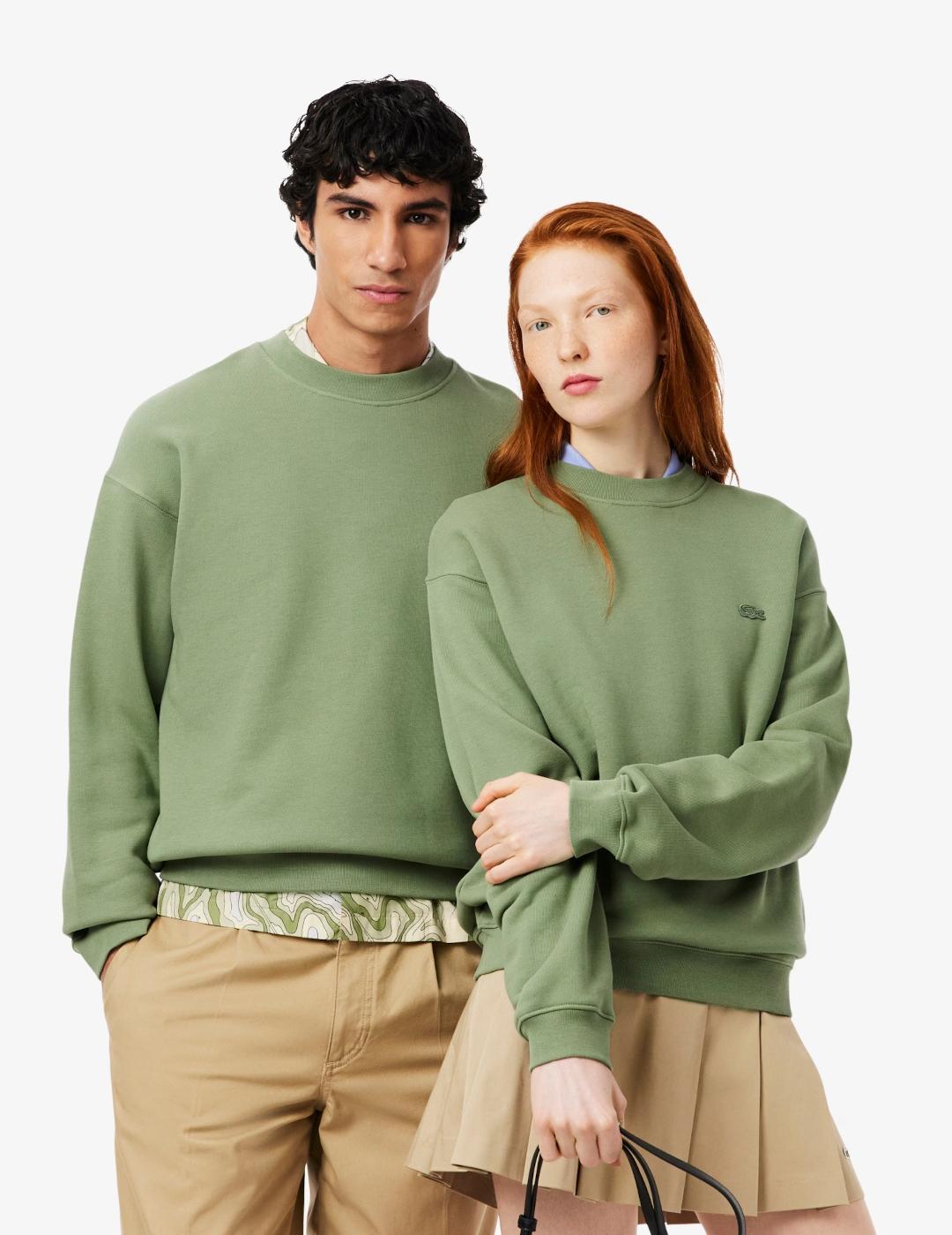 LACOSTE SUDADERA VERDE