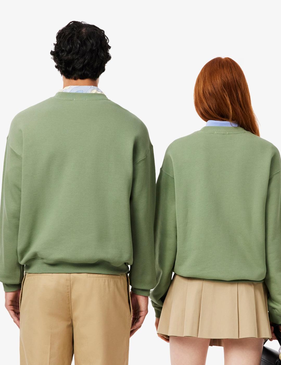 LACOSTE SUDADERA VERDE
