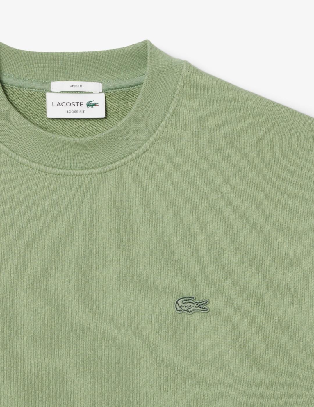 LACOSTE SUDADERA VERDE
