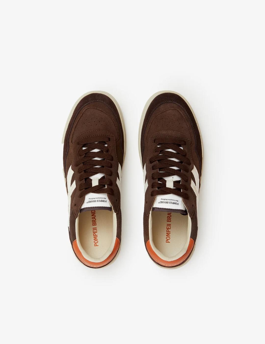 POMPEII ZAPATILLA ELAN PIPPA SUEDE PEANUT ECRU