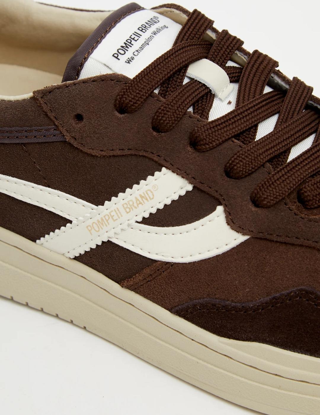 POMPEII ZAPATILLA ELAN PIPPA SUEDE PEANUT ECRU