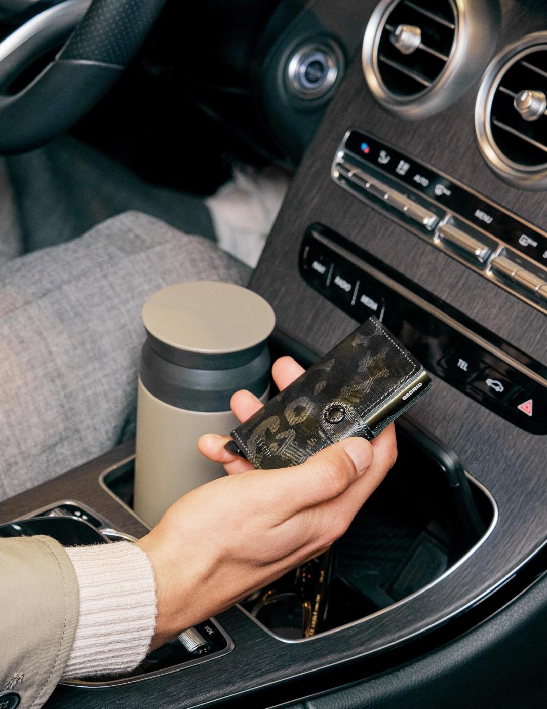 SECRID MINIWALLET JUNGLE MOSS