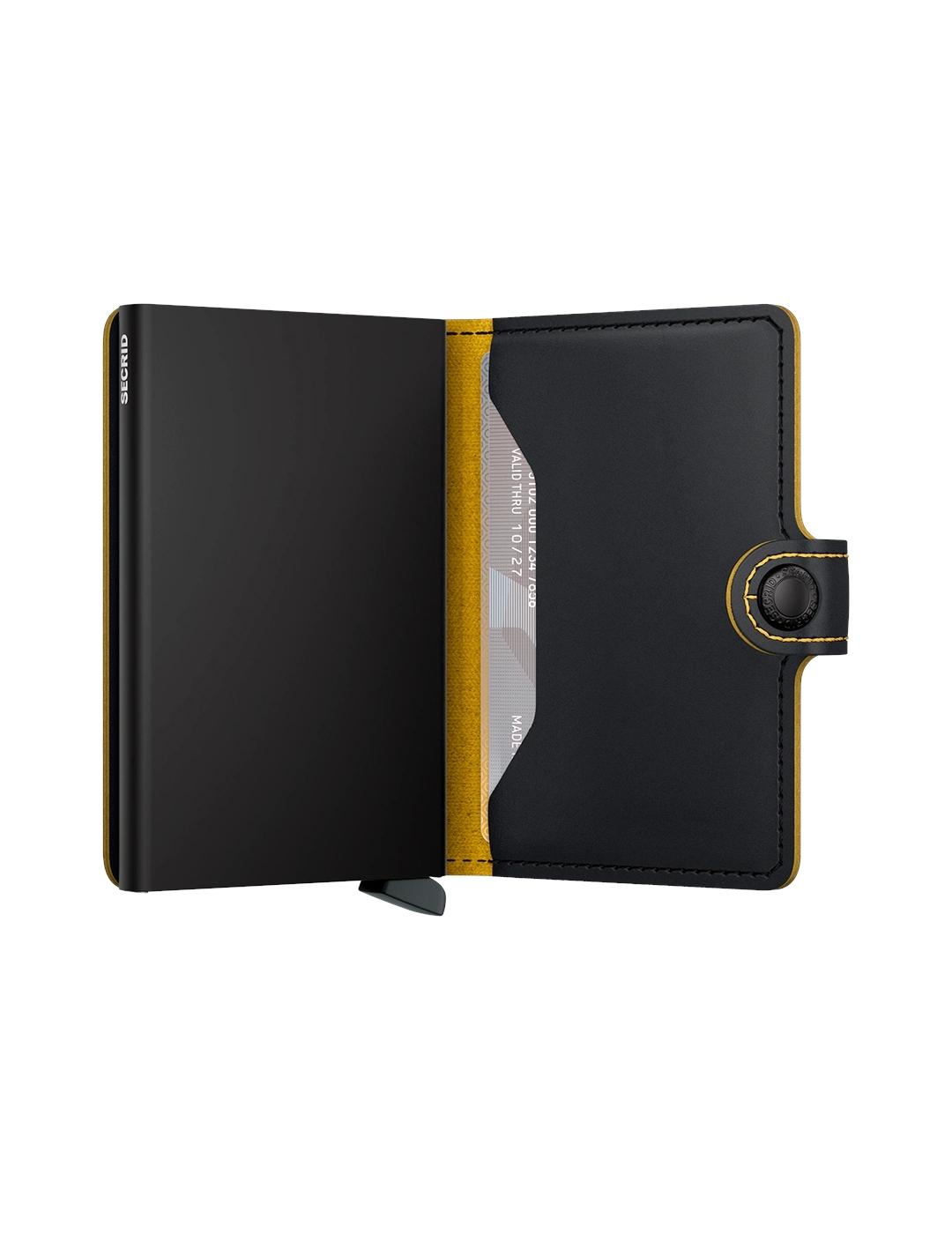 SECRID MINIWALLET MATTE BLACK OCHRE