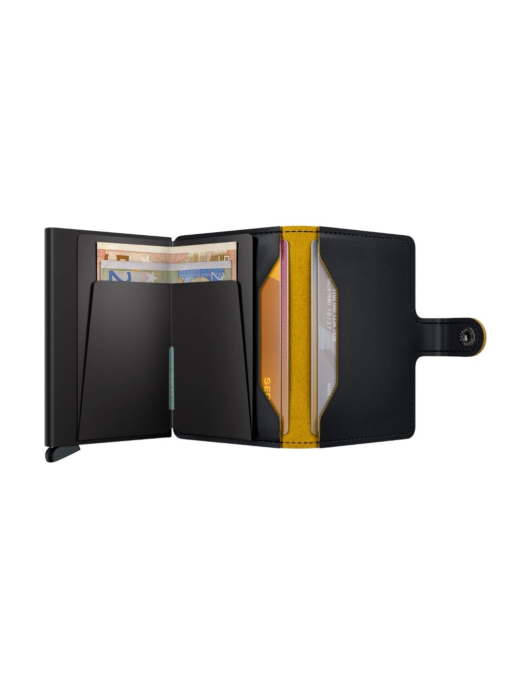 SECRID MINIWALLET MATTE BLACK OCHRE