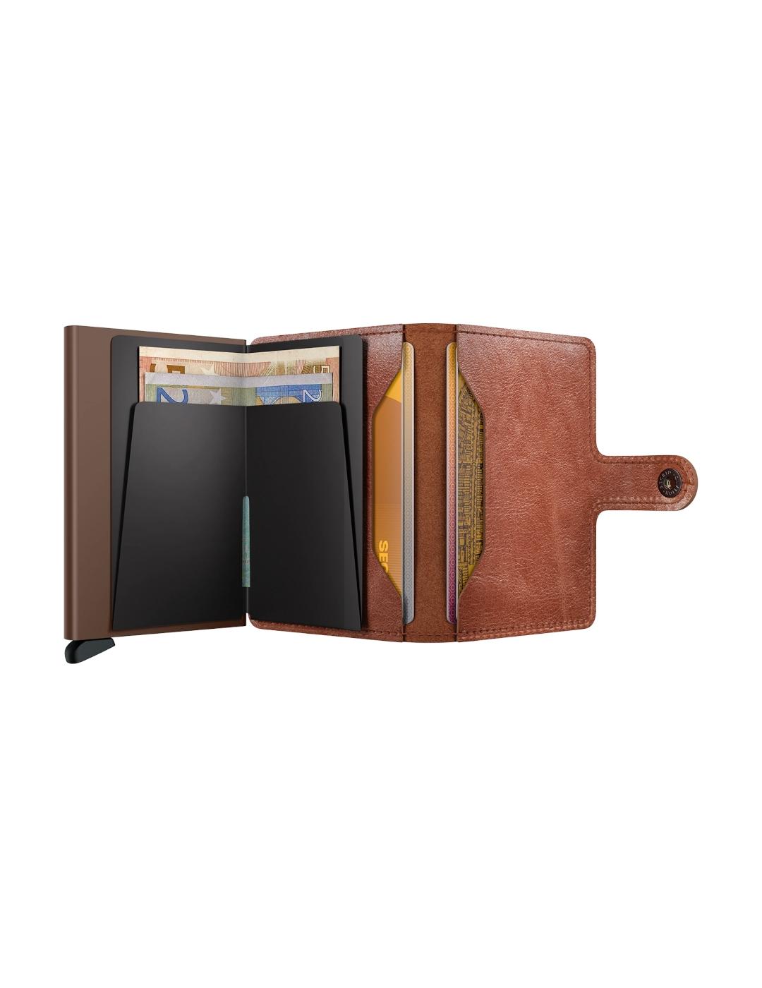 SECRID MINIWALLET COGNAC BROWN