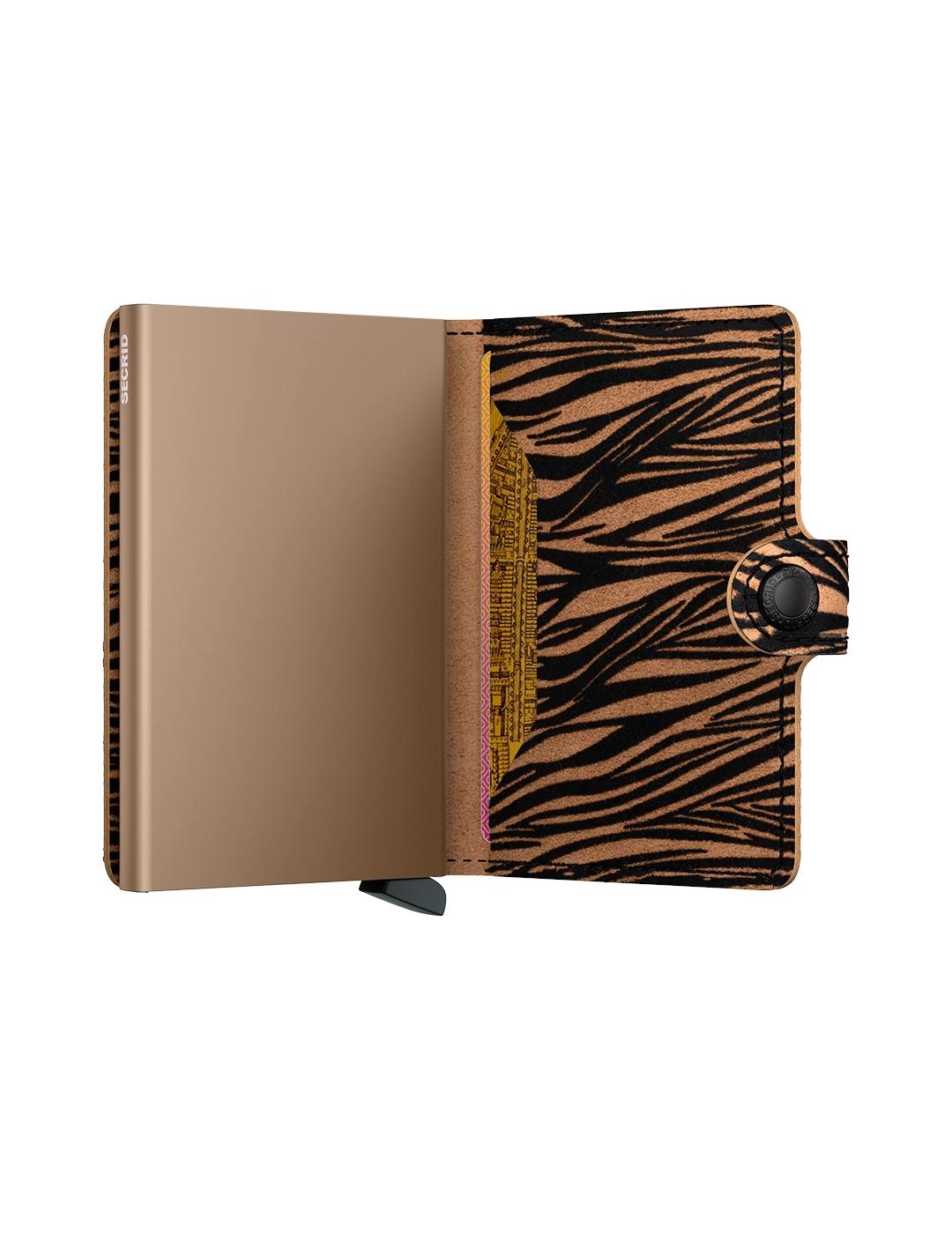 SECRID MINIWALLET ZEBRA BEIGE