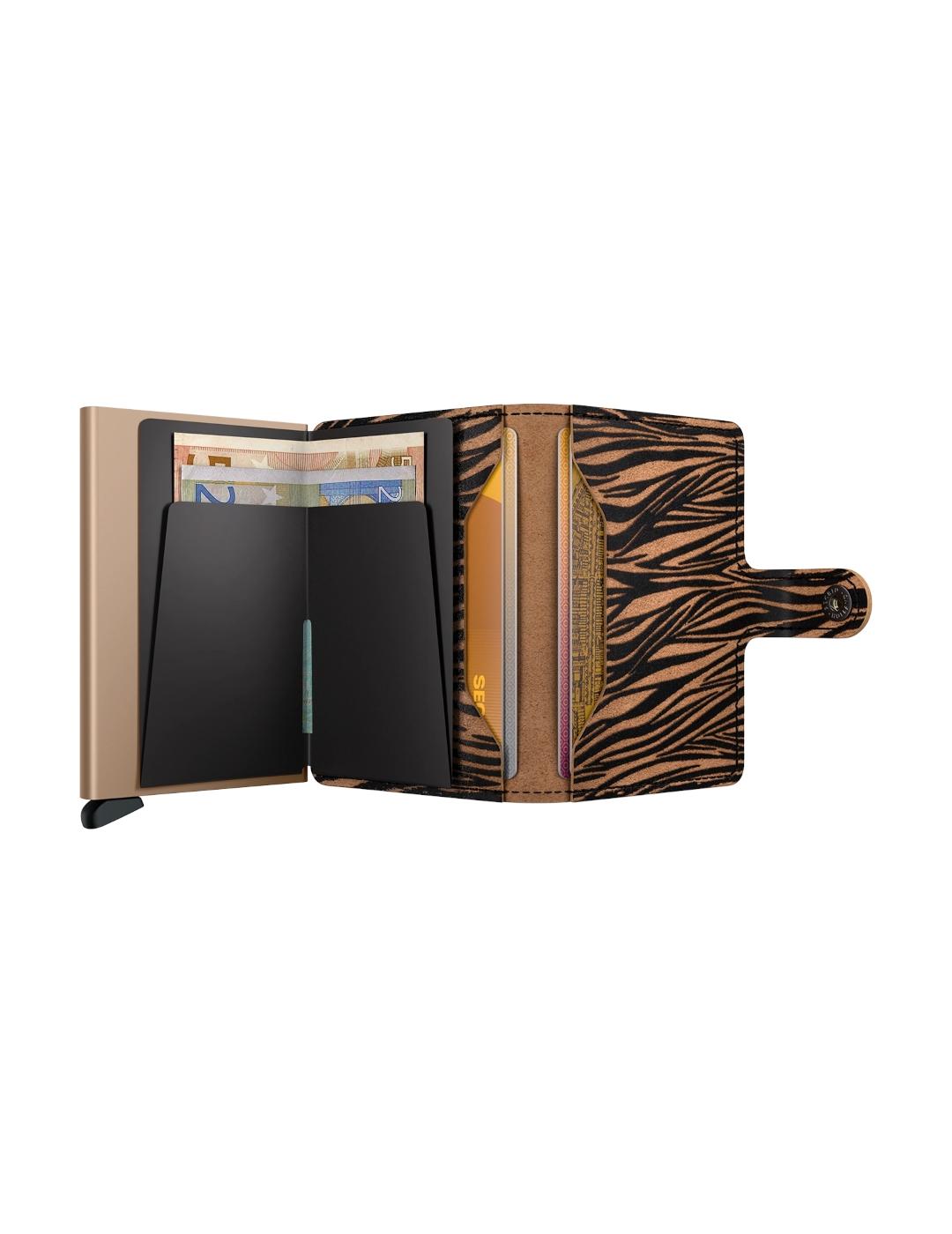 SECRID MINIWALLET ZEBRA BEIGE