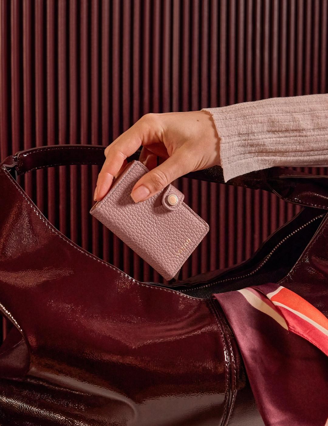 SECRID MINIWALLET PEBBLE ROSE