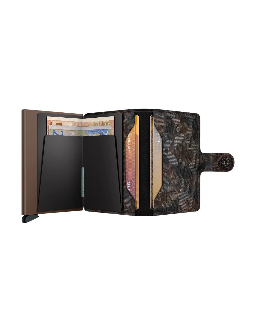 SECRID MINIWALLET JUNGLE BROWN