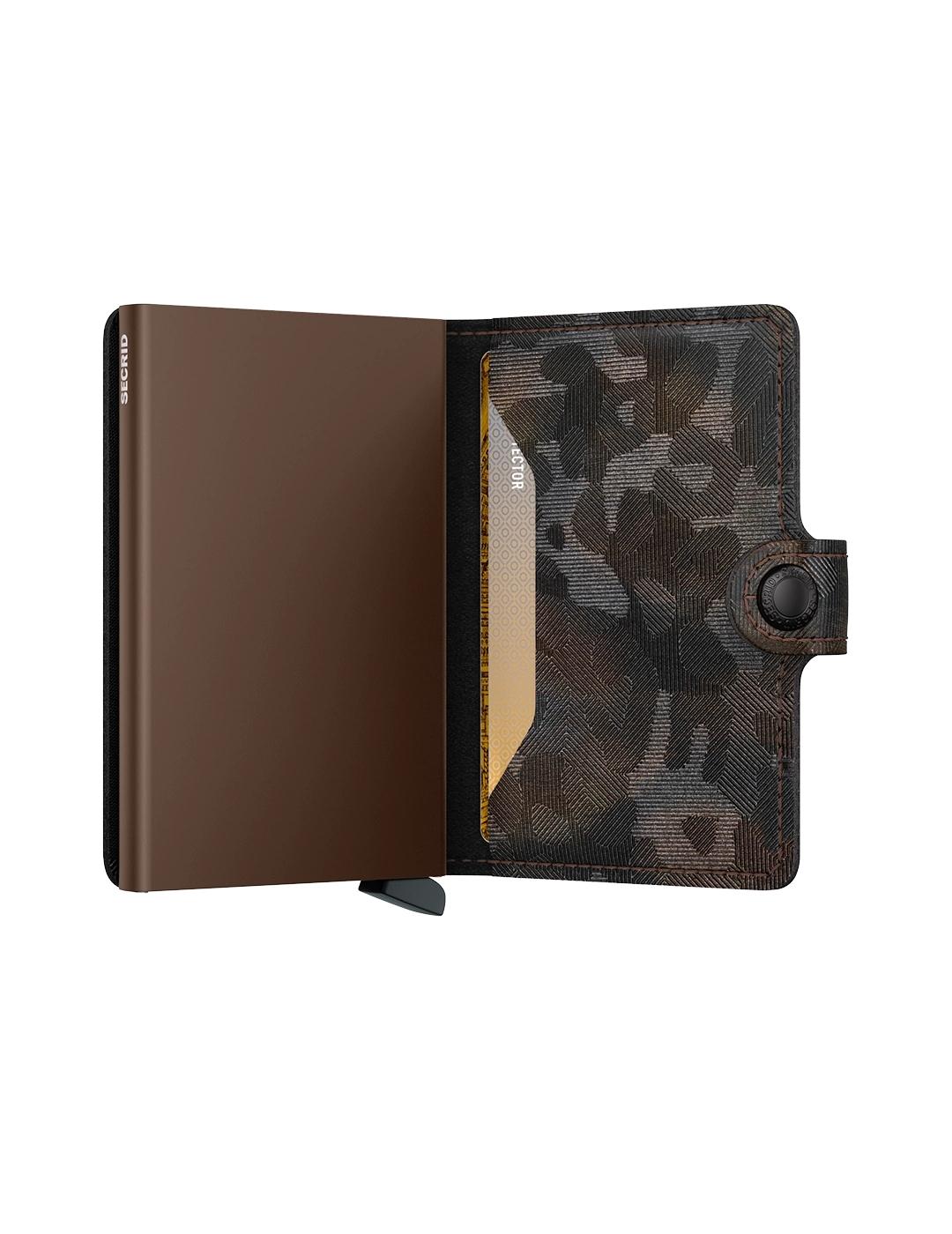 SECRID MINIWALLET JUNGLE BROWN