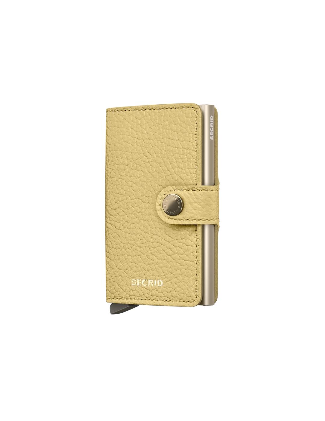 SECRID MINIWALLET PEBBLE BUTTER YELLOW