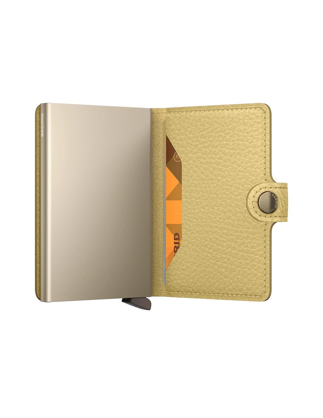 SECRID MINIWALLET PEBBLE BUTTER YELLOW