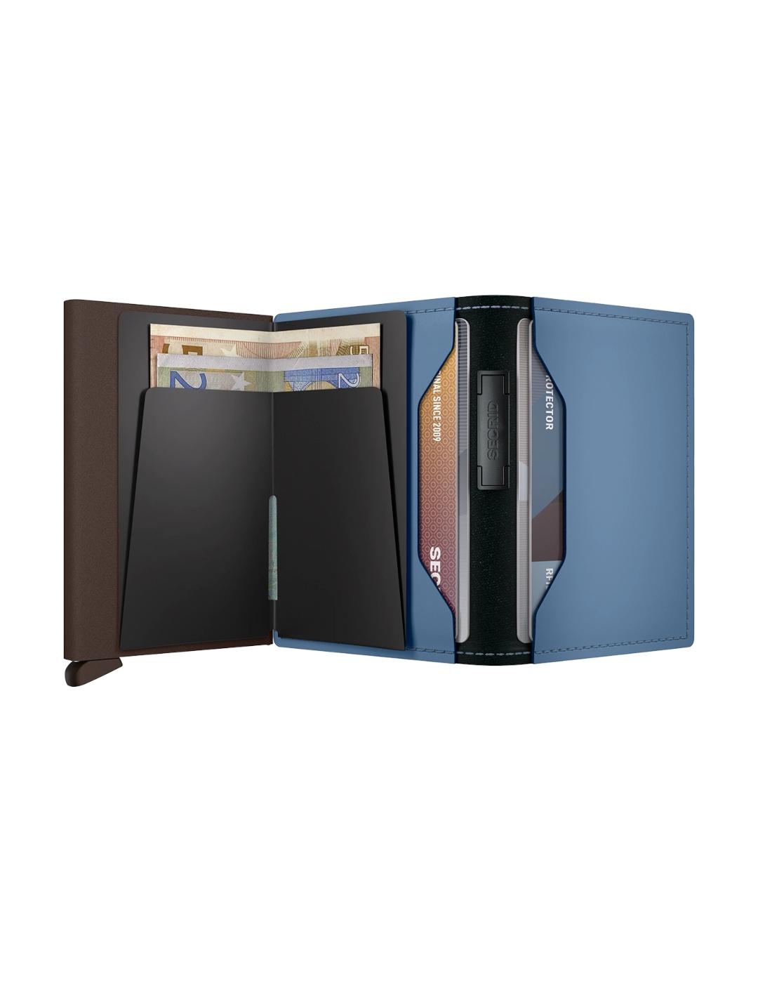 SECRID BANDWALLET STEEL BLUE BROWN