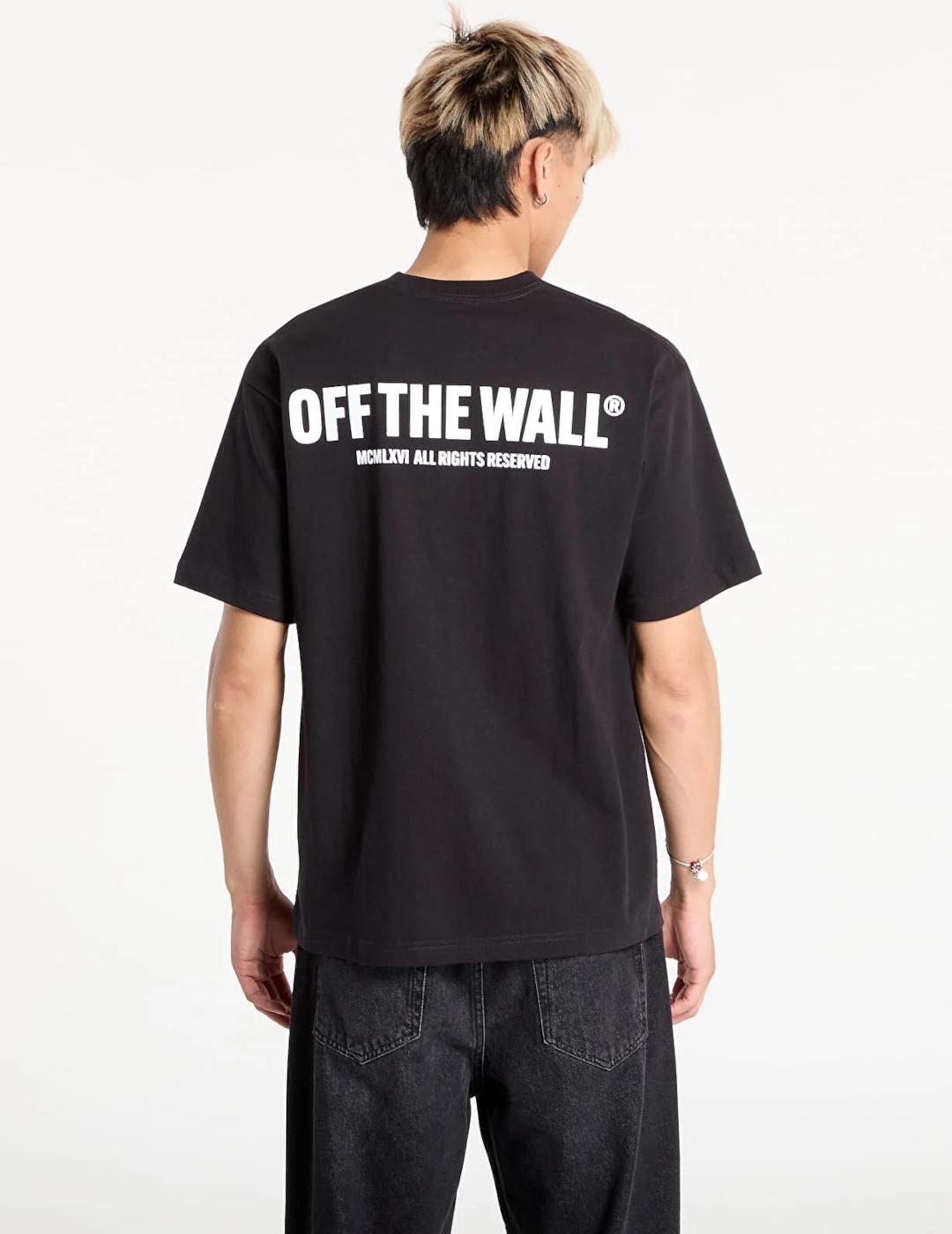 VANS CAMISETA NEGRA ORIGINAL STANDAR